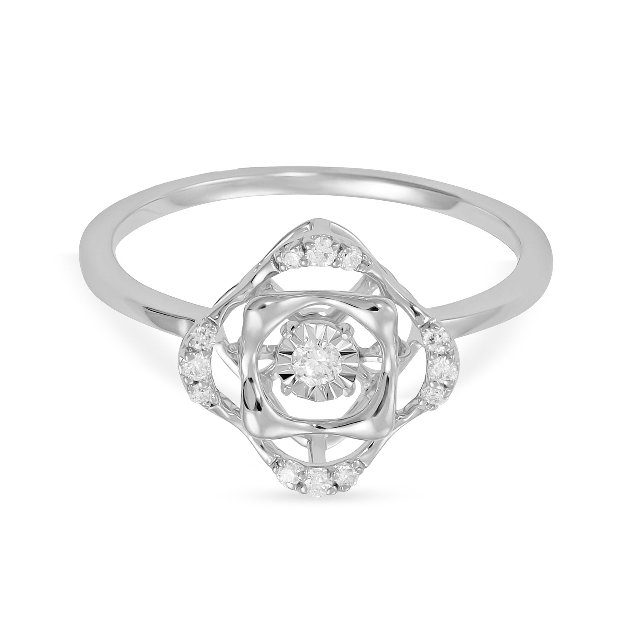 Where Beauty Meets Craftsmanship 18 Carat White Gold Ring A Jewel That Tells Your Story