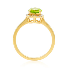 Exquisite 18 Carat Yellow Gold Ring A Reflection of Your Inner Grace