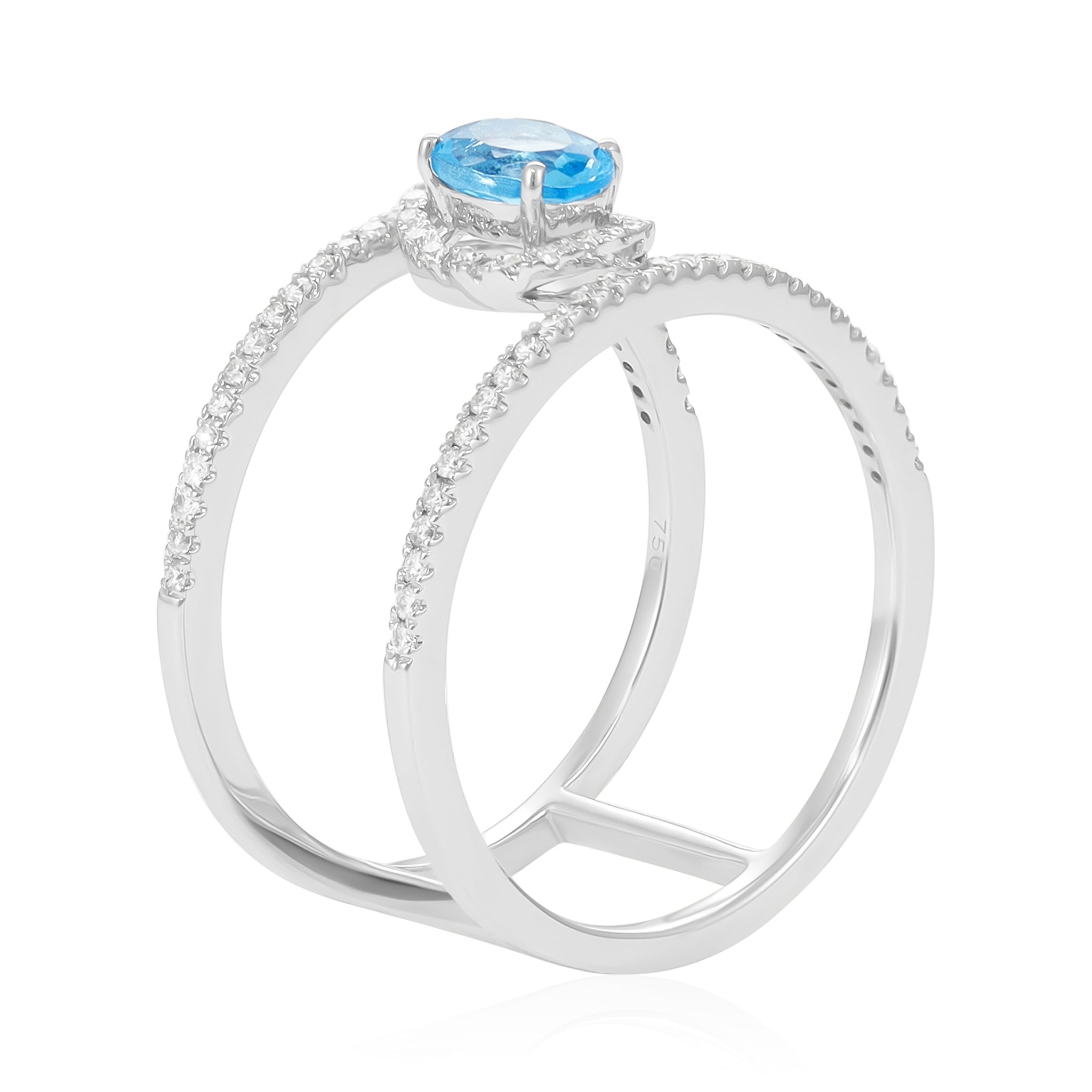 Celebrating the Beauty of Detail 18 Carat White Gold Ring Elegance That Lasts a Lifetime