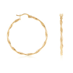 Inspired by Timeless Craft 9 Carat Yellow Gold Earrings A Keepsake of Perfection