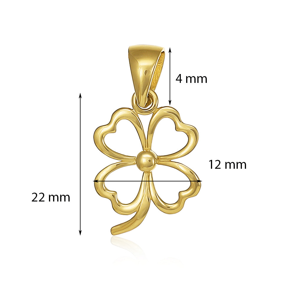 Exceptional 9 Carat Yellow Gold Pendant For Unforgettable Moments